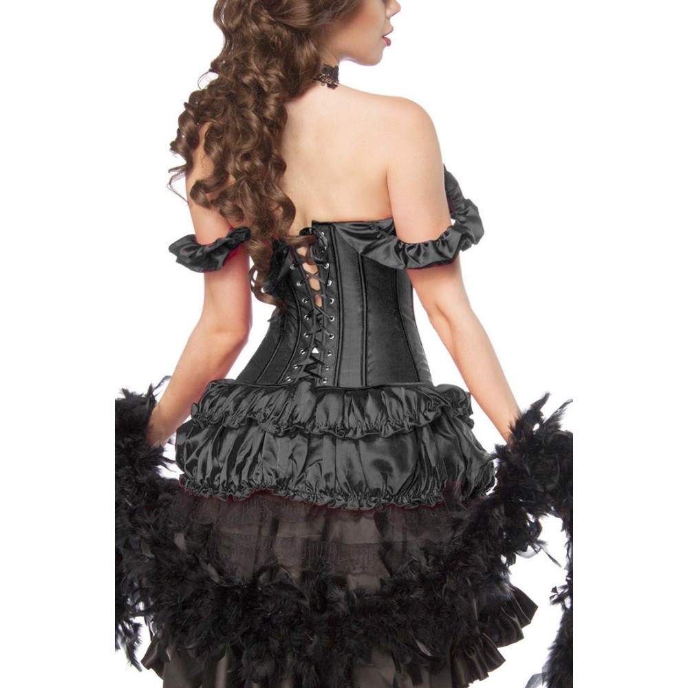 Mask Paradise - Gothic Queen Set Kostuum - Zwart